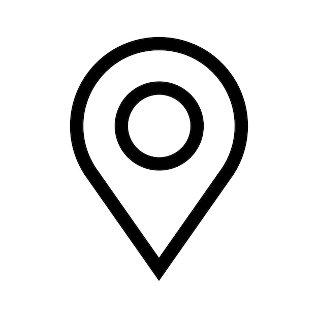 El icono del pin del mapa