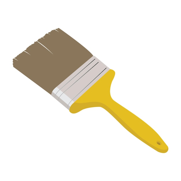 Icono de pincel de pintura ilustración vectorial