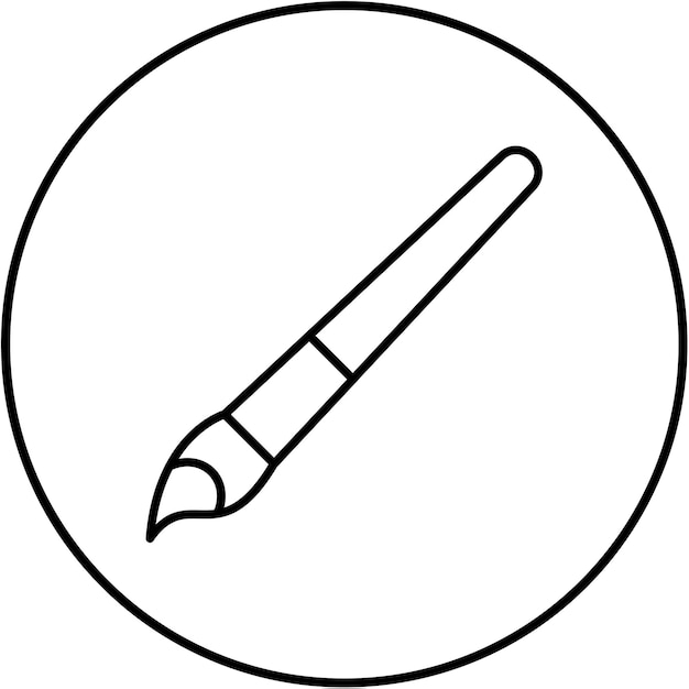 Icono del pincel de pintura