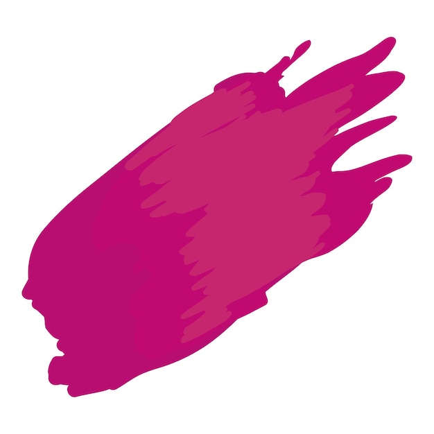Icono de pintura de lápiz labial de color Isométrico de color de pintura de lámina labial icono vectorial para diseño web aislado en fondo blanco