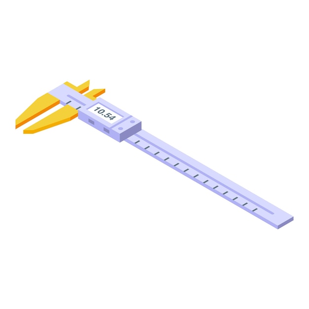Icono de pinza de dispositivo Isométrico del icono de vector de pinza de dispositivo para diseño web aislado sobre fondo blanco