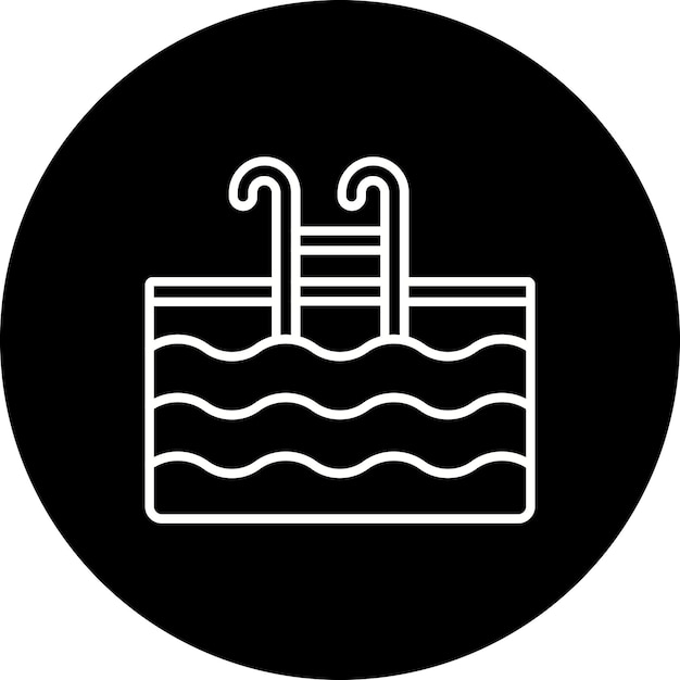 El icono de la piscina