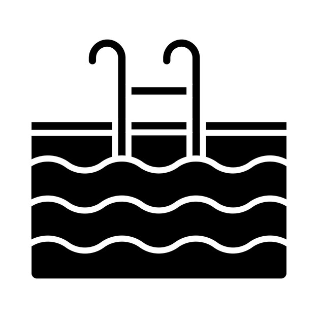 El icono de la piscina