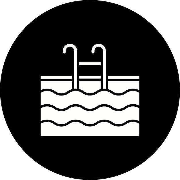 El icono de la piscina