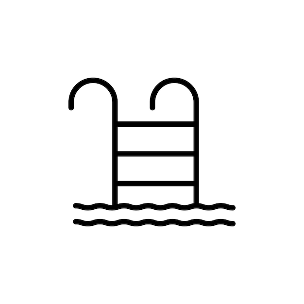 El icono de la piscina