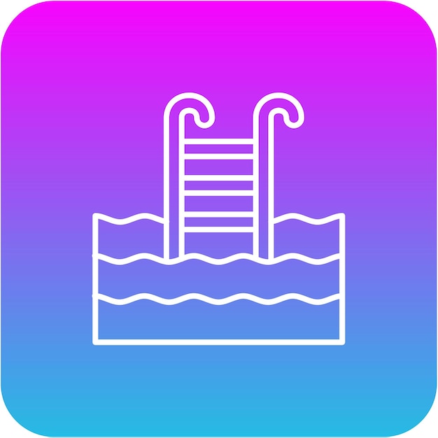 El icono de la piscina