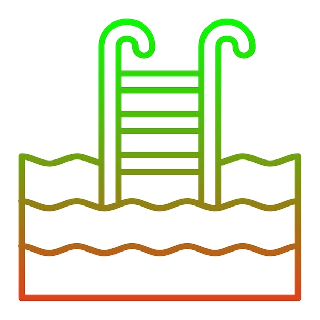 El icono de la piscina