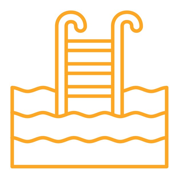 El icono de la piscina