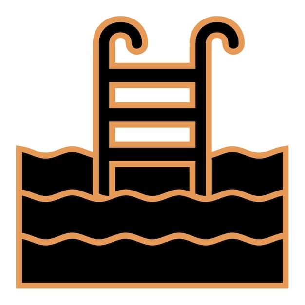 El icono de la piscina