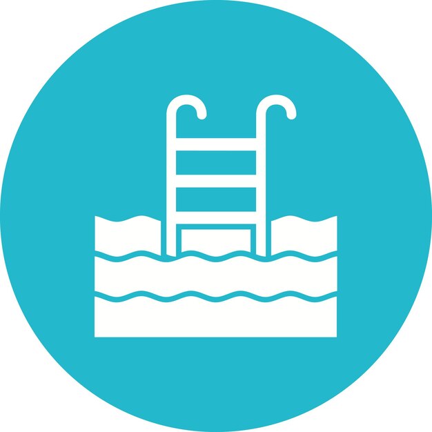 El icono de la piscina