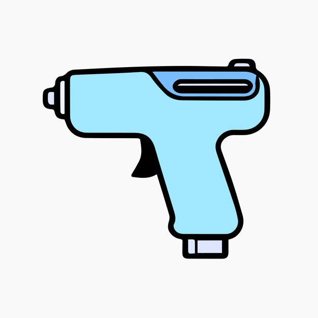 icono de la pistola de agua vectorial ilustración de diseño creativo