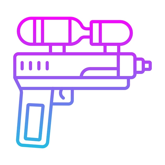 El icono de la pistola de agua