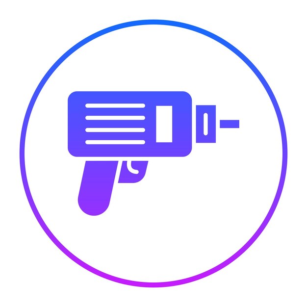 El icono de la pistola de agua