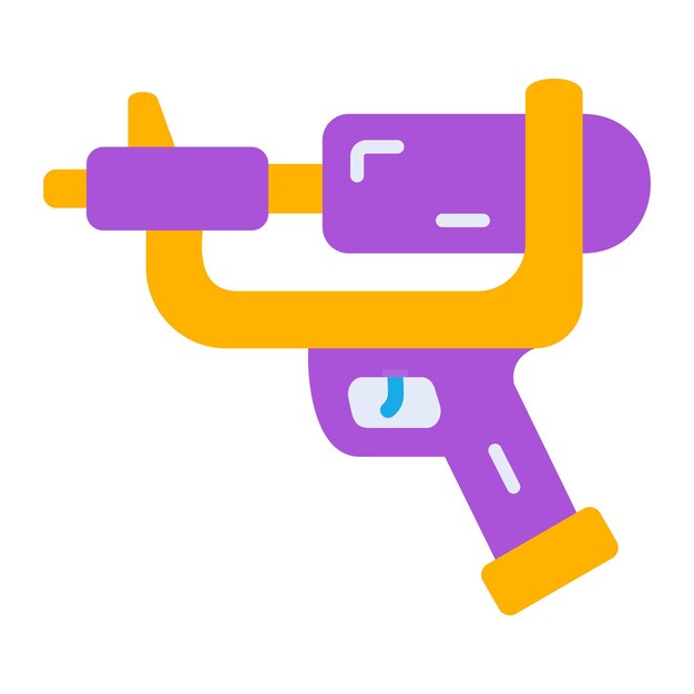 Vector el icono de la pistola de agua