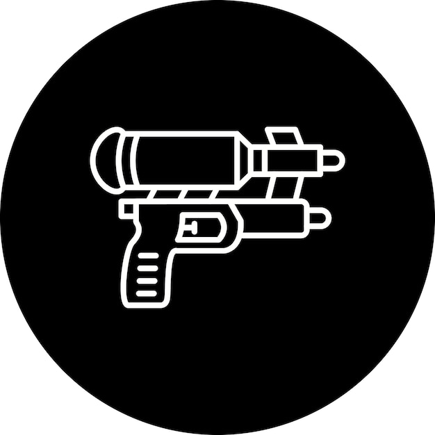 El icono de la pistola de agua
