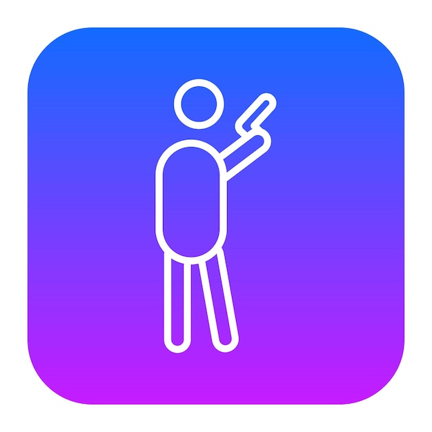 El icono de la pistola de arranque