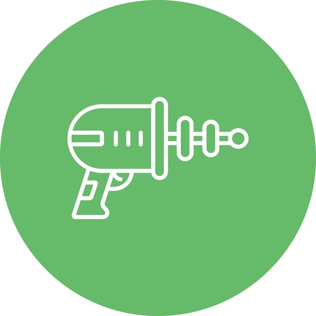 El icono de la pistola espacial