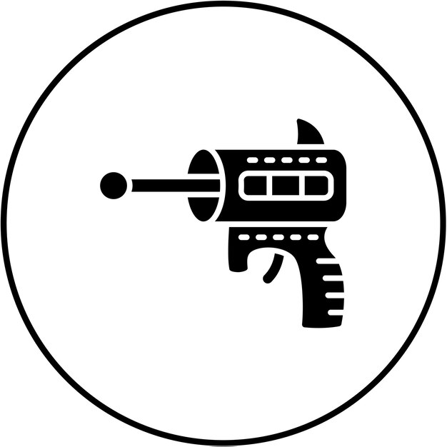 El icono de la pistola espacial