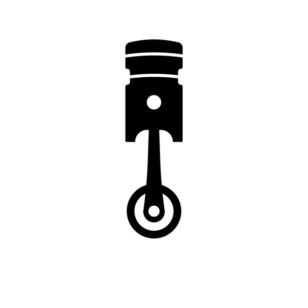 icono de pistón plantilla vectorial ilustración diseño de logotipo