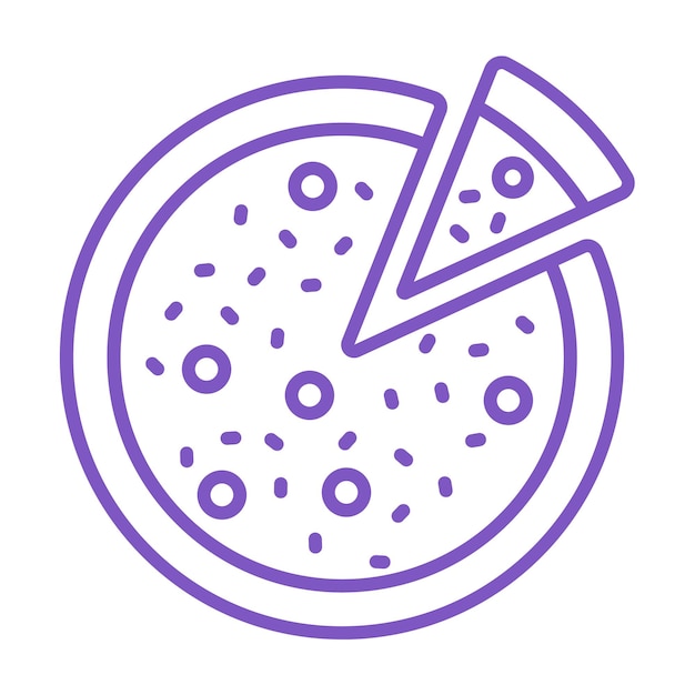 El icono de la pizza