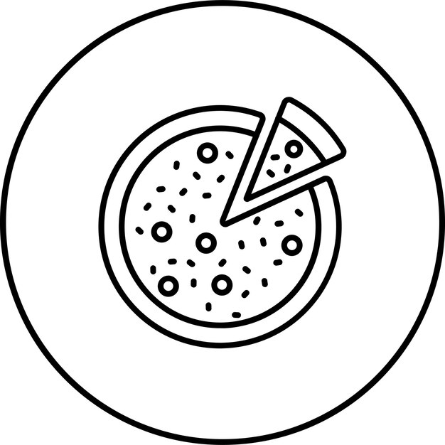 El icono de la pizza