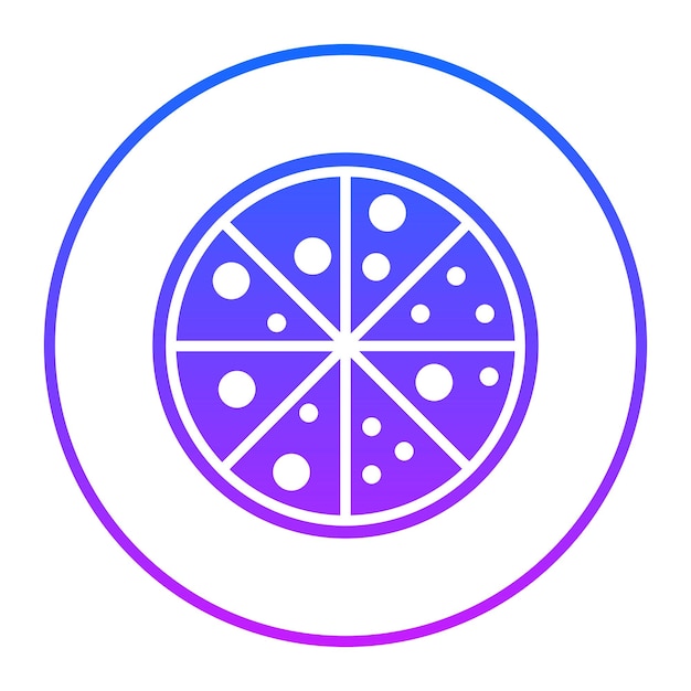 El icono de la pizza