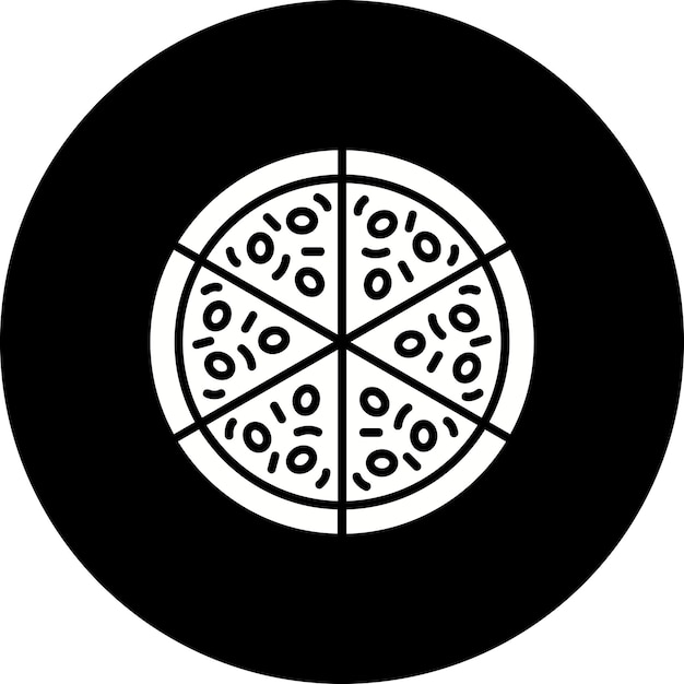 Vector el icono de la pizza