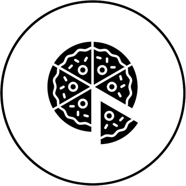 El icono de la pizza