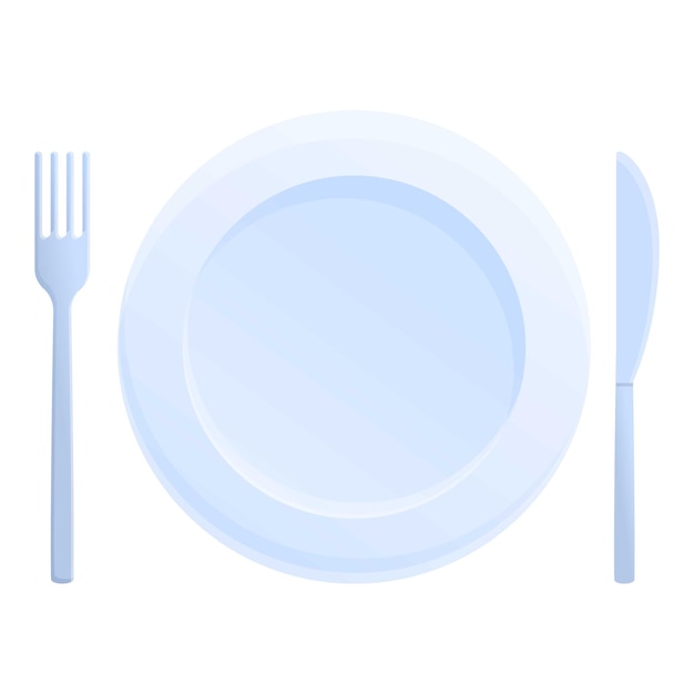 Icono de placa redonda Icono vectorial de placa redondeada para el diseño web aislado en fondo blanco