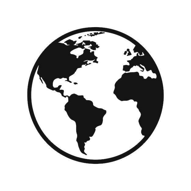 Icono del planeta tierra