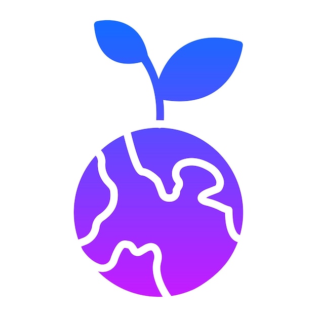 Icono del planeta verde