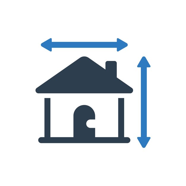 El icono de planificación de la casa
