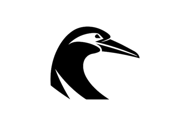 Icono plano albatros