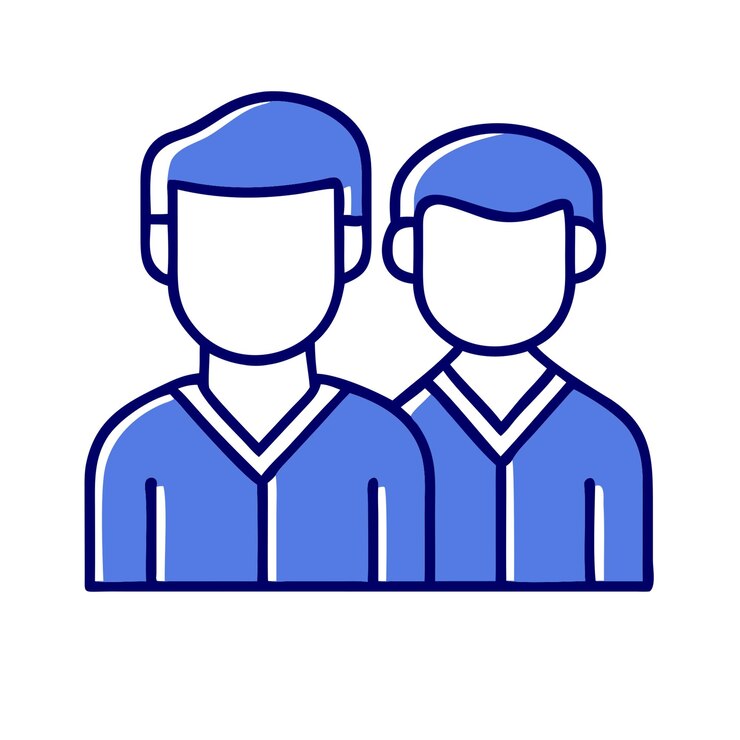 Vector icono plano de amigo ilustración de capa vectorial transparente png