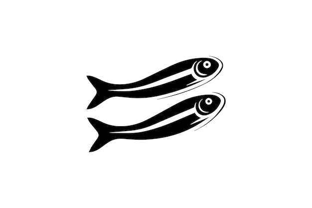 Vector icono plano anchoas