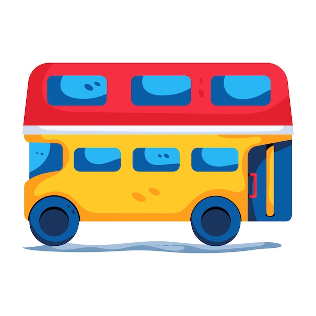 Icono de plano de autobús público