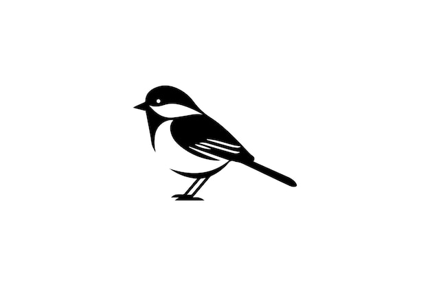 El icono plano de Chickadee