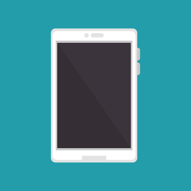 icono plano de datos de tecnología de teléfono inteligente