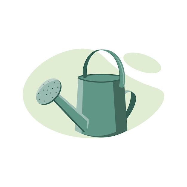 Icono plano de elemento de diseño de ilustración de regadera