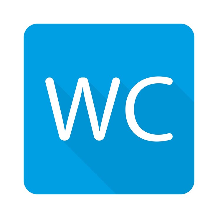 Vector icono plano de inodoro icono plano de wc signo gráfico de wc público