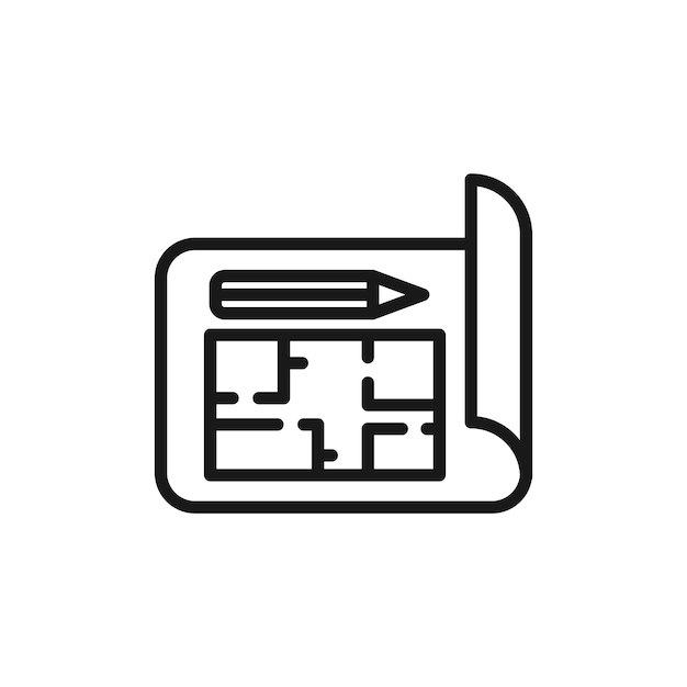 El icono del plano de piso