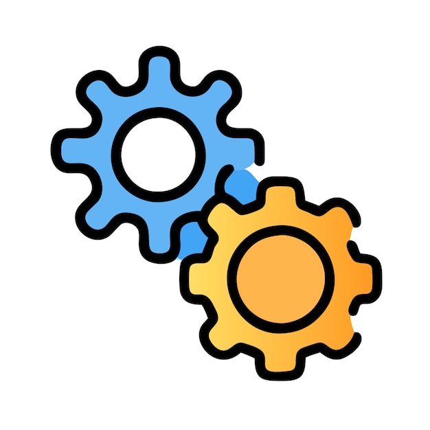 Ícono plano de recursos Ilustración de capa vectorial PNG transparente