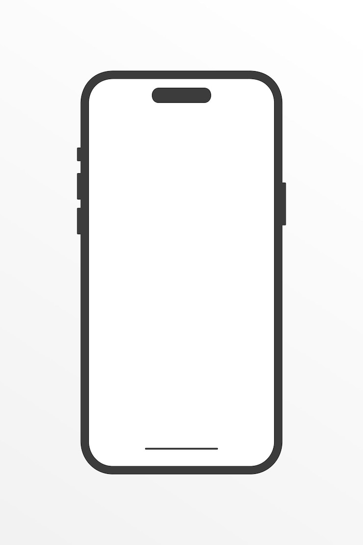 Vector ícono plano de teléfono inteligente ícono vectorial de teléfono móvil iphone