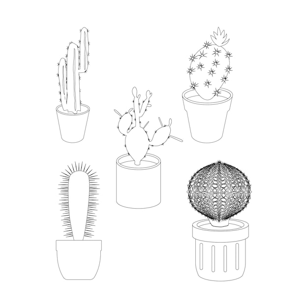 Icono de planta de cactus