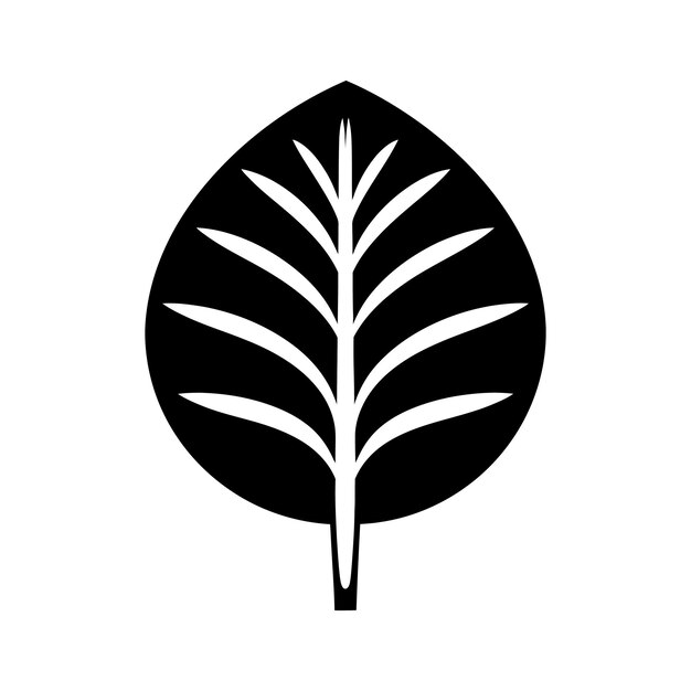 El ícono de la planta de oración Ilustración vectorial simple