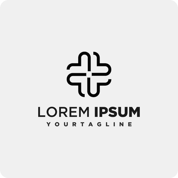 icono de plantilla de vector de diseño de logotipo de amor plus