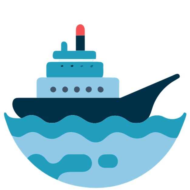 icono de plataforma en alta mar icono de formas de colores