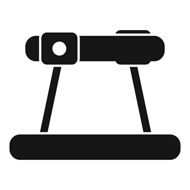 El icono de la plataforma moderna vr es un vector simple El logotipo de la red social