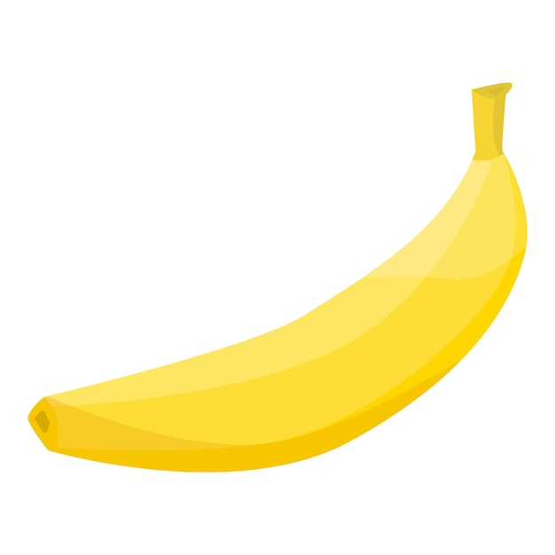 Icono de plátano entero isométrico de icono de vector de plátano entero para diseño web aislado sobre fondo blanco