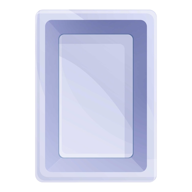 Icono de plato desechable Caricatura de icono de vector de plato desechable para diseño web aislado sobre fondo blanco